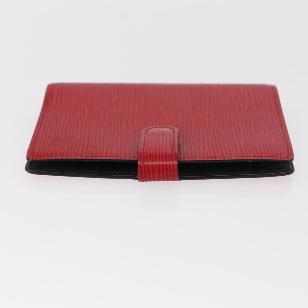 Louis Vuitton Agenda Cover Epi Leather Red Leather Wallets Accessory (Pre-Owned)