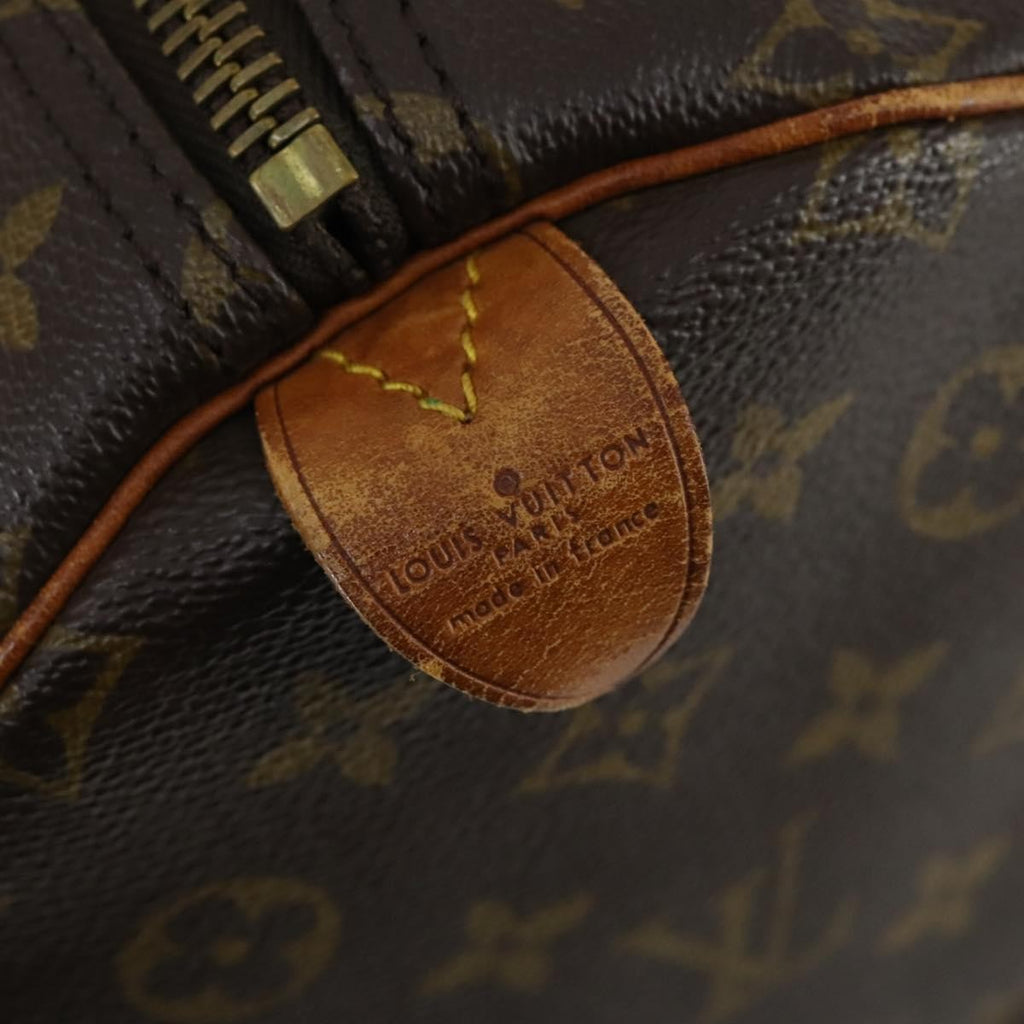 Louis Vuitton Keepall Bag Monogram Canvas Brown Canvas Travel Bag Bag (Pre-Owned)