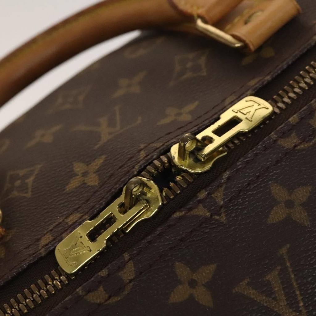 Louis Vuitton Keepall Bag Monogram Canvas Brown Canvas Travel Bag Bag (Pre-Owned)