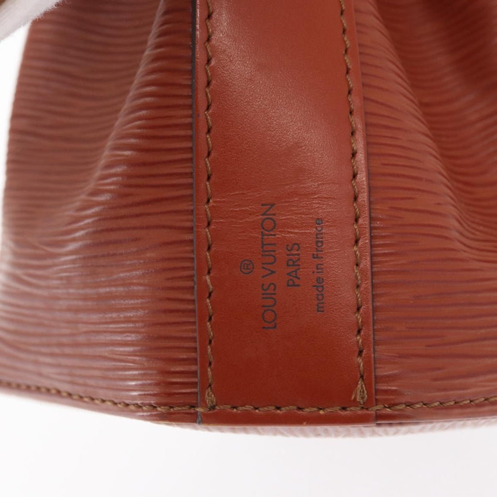 Louis Vuitton Vintage Sac D'epaule Handbag Epi Leather Brown Leather Shoulder Bag Bag (Pre-Owned)