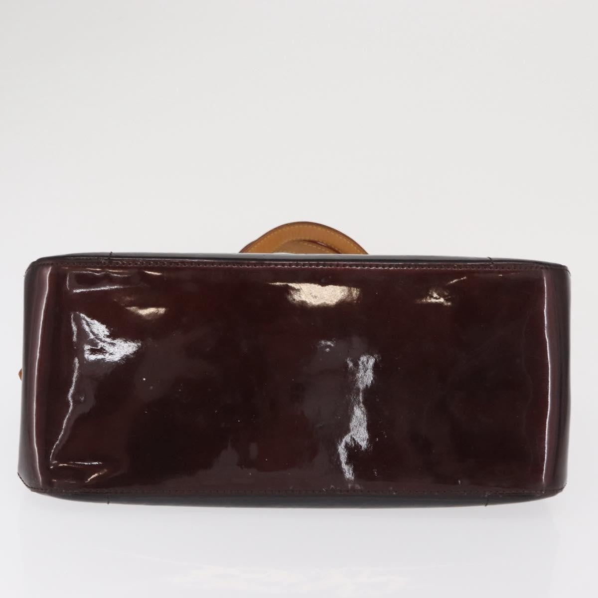 Louis Vuitton Rosewood Avenue Handbag Monogram Vernis Purple Patent_Leather Shoulder Bag Bag (Pre-Owned)