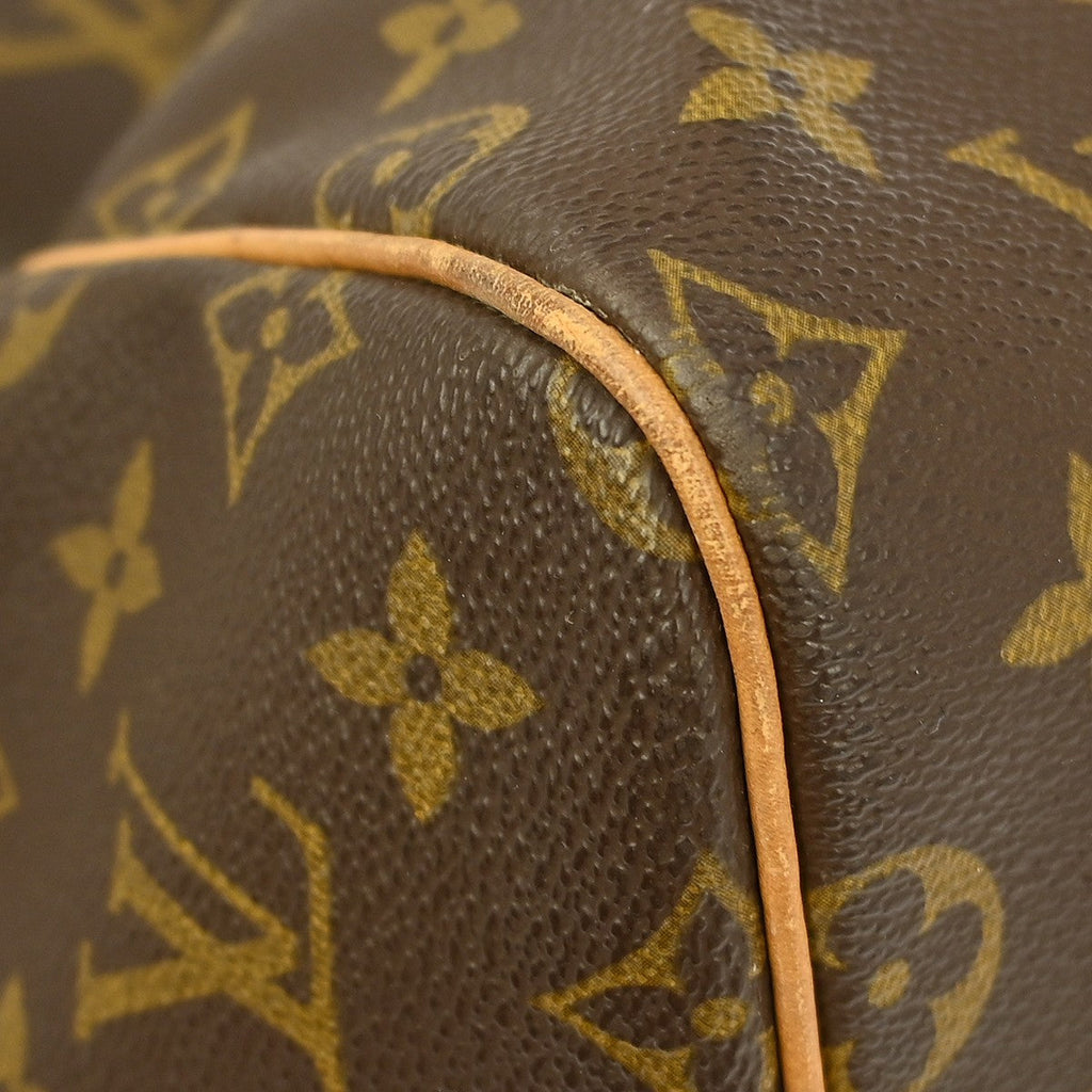 Louis Vuitton Keepall Bag Monogram Canvas Brown Canvas Travel Bag Bag (Pre-Owned)