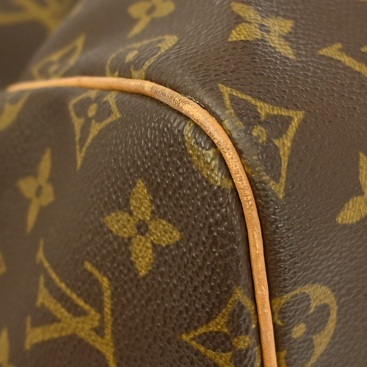 Louis Vuitton Keepall Bag Monogram Canvas Brown Canvas Travel Bag Bag (Pre-Owned)