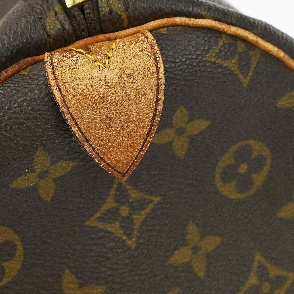 Louis Vuitton Keepall Bag Monogram Canvas Brown Canvas Travel Bag Bag (Pre-Owned)