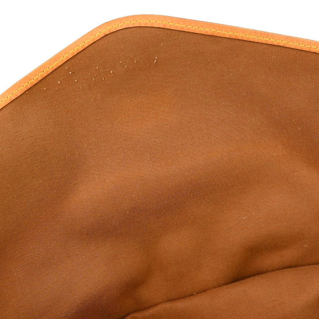Louis Vuitton Saumur Handbag Monogram Canvas Brown Canvas Shoulder Bag Bag (Pre-Owned)