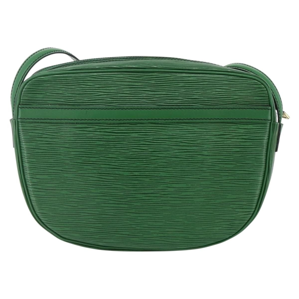 Louis Vuitton Jeune Fille Handbag Epi Leather Green Leather Shoulder Bag Bag (Pre-Owned)