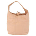 Chanel Square Stitch Tassel Hobo Quilted Leather Pink Leather Handbag (Pre-Owned)