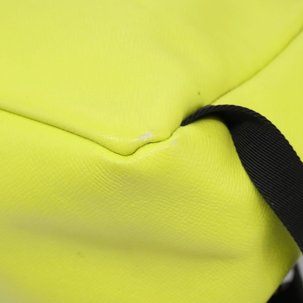 Louis Vuitton Discovery Backpack Monogram Taigarama Yellow Leather Backpack Bag (Pre-Owned)