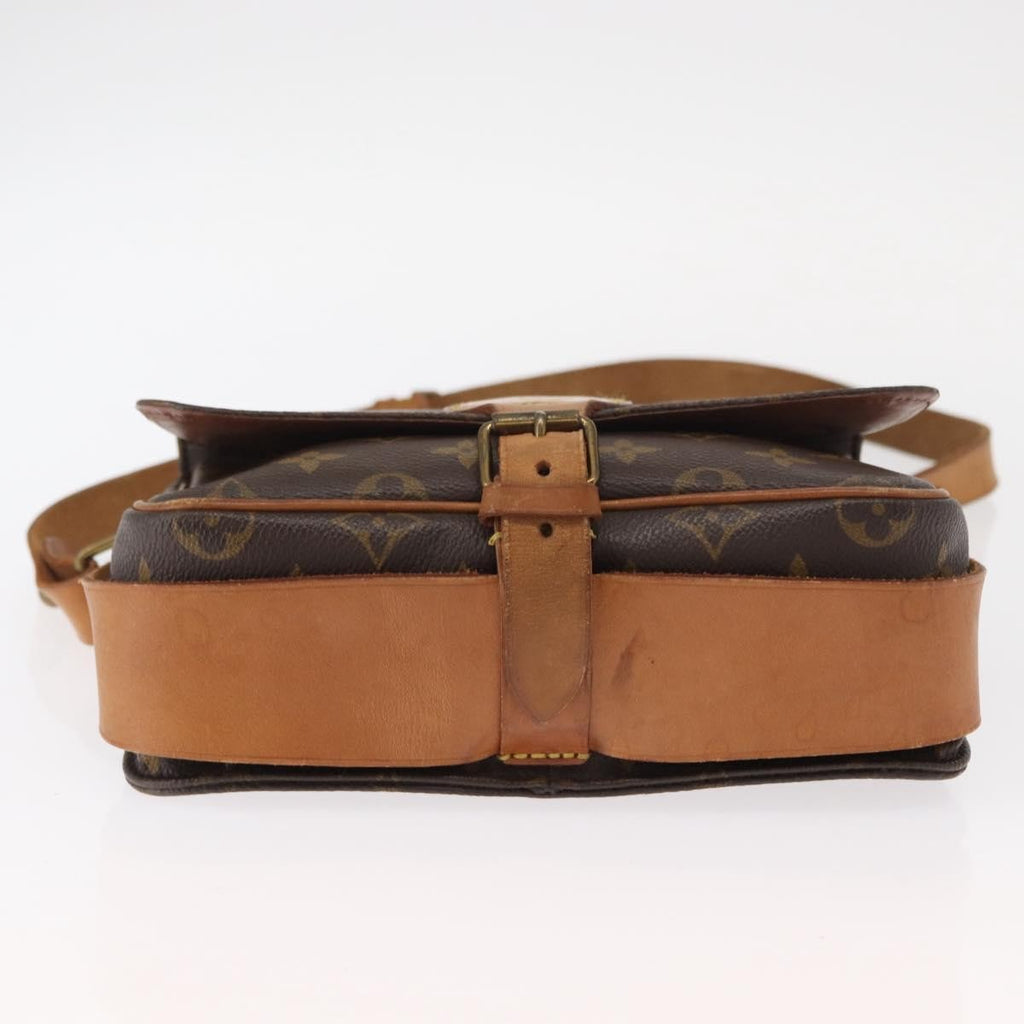 Louis Vuitton Cartouchiere Handbag Monogram Canvas Brown Canvas Shoulder Bag Bag (Pre-Owned)