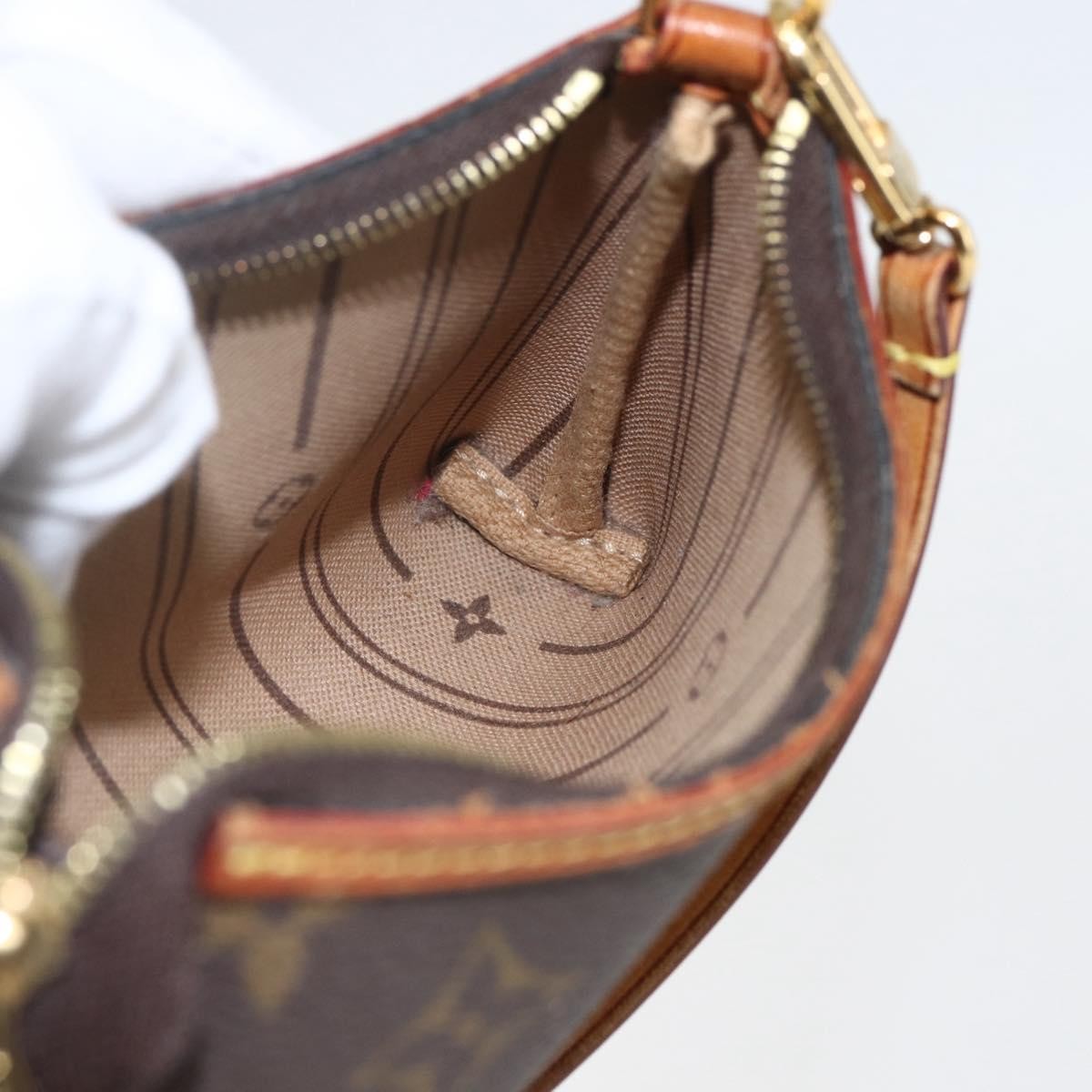 Louis Vuitton Delightful Pochette Monogram Canvas Brown Canvas Clutche & Pouche Bag (Pre-Owned)