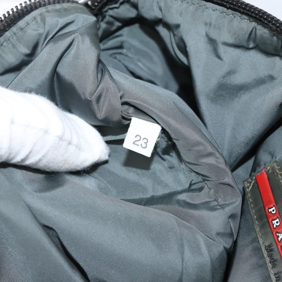 Prada Vintage Sport Shoulder Bag Nylon Black Nylon Shoulder Bag Bag (Pre-Owned)