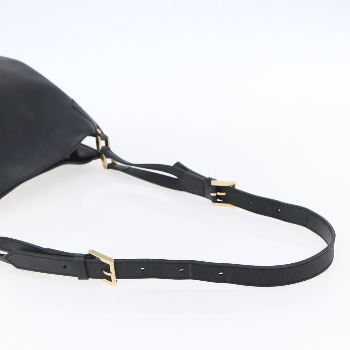 Louis Vuitton Mandara Handbag Epi Leather Black Leather Shoulder Bag Bag (Pre-Owned)