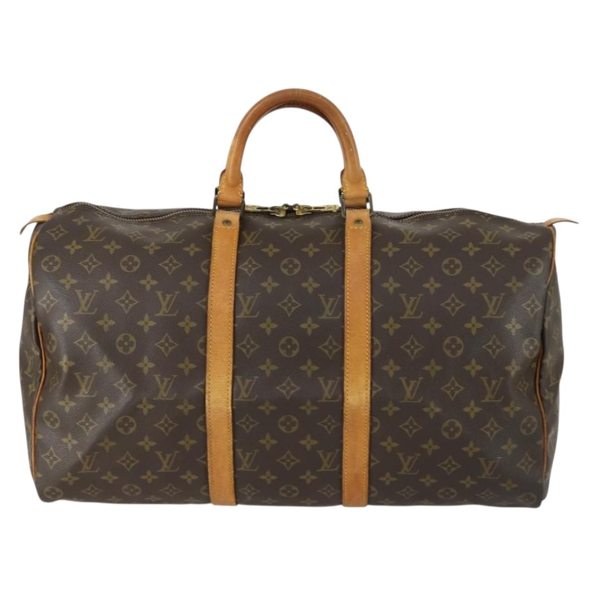 Louis Vuitton Keepall Bag Monogram Canvas Multicolour Canvas Travel Bag Bag (Pre-Owned)