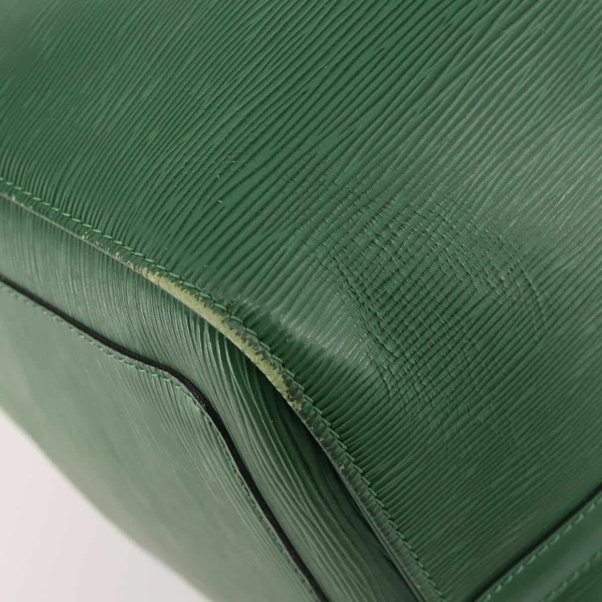Louis Vuitton Keepall Bag Epi Leather Green Leather Travel Bag Bag (Pre-Owned)