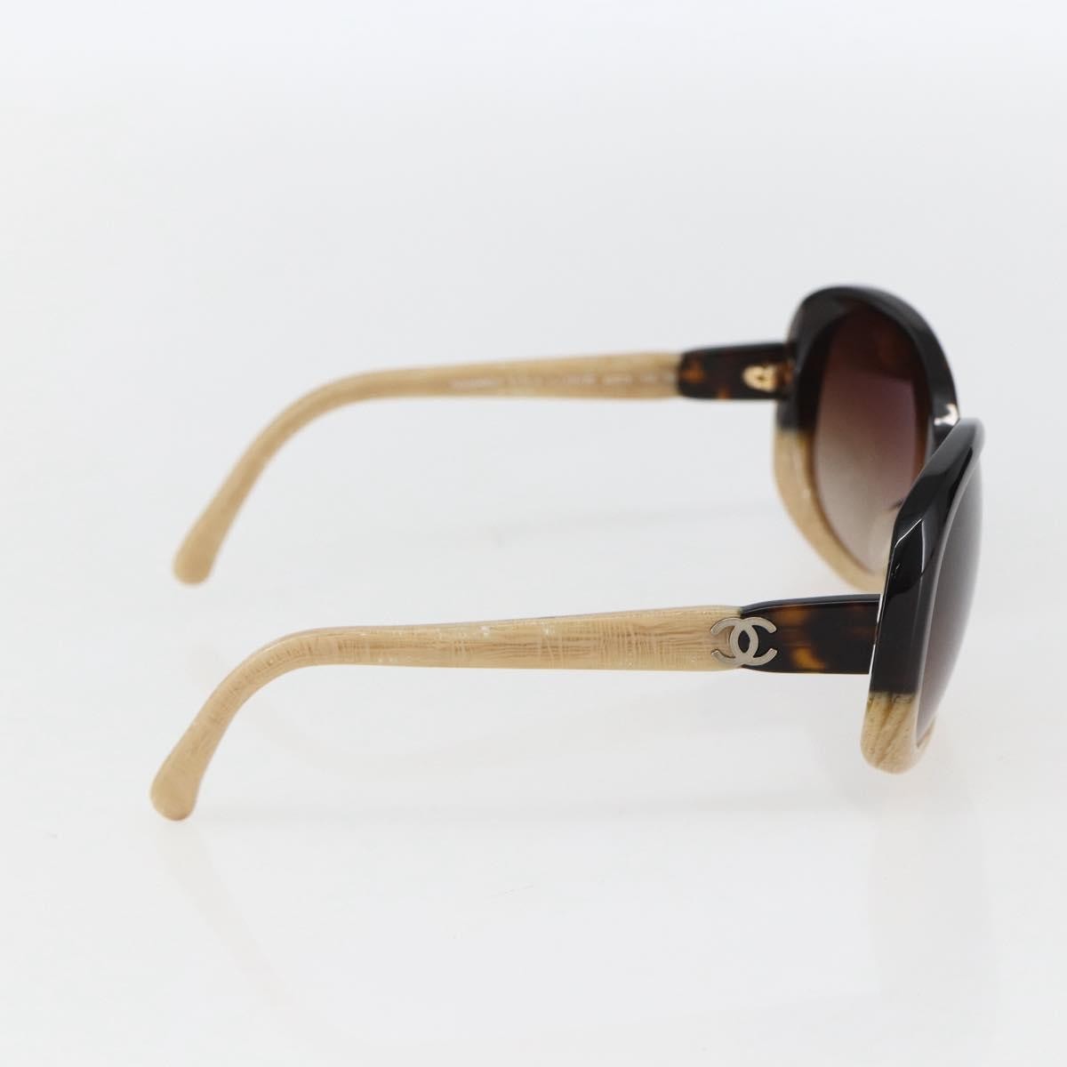 Chanel Logo Cc Sunglasses Plastic Beige Plastic Sunglasse Accessory (Pre-Owned)