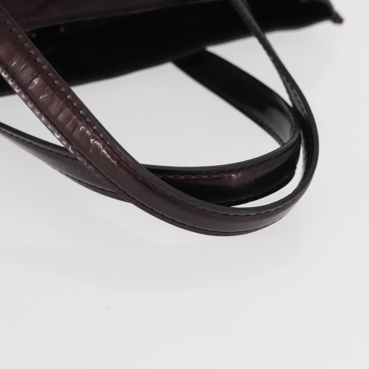 Louis Vuitton Wilshire Handbag Monogram Vernis Burgundy Patent_Leather Tote Bag Bag (Pre-Owned)