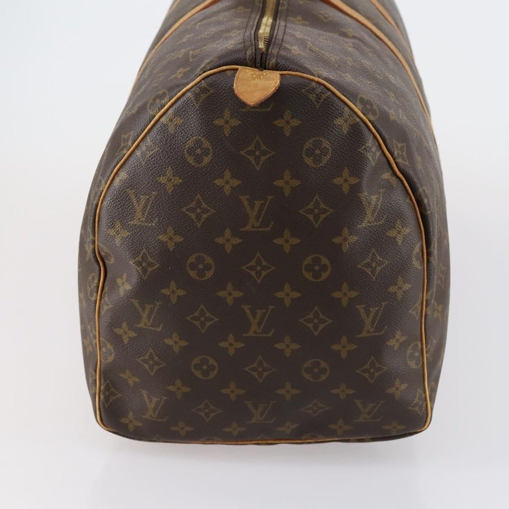 Louis Vuitton Keepall Bag Monogram Canvas Brown Canvas Travel Bag Bag (Pre-Owned)