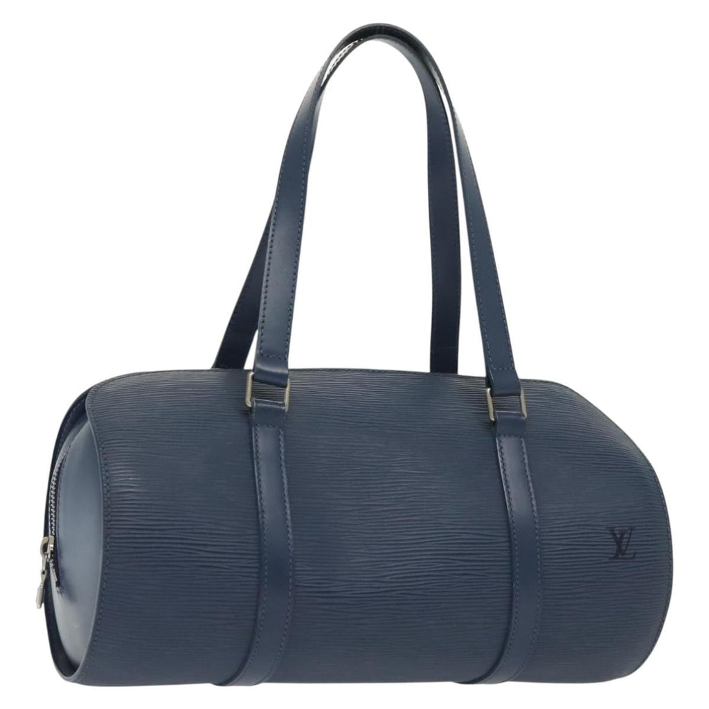 Louis Vuitton Soufflot Handbag Epi Leather Blue Leather Shoulder Bag Bag (Pre-Owned)