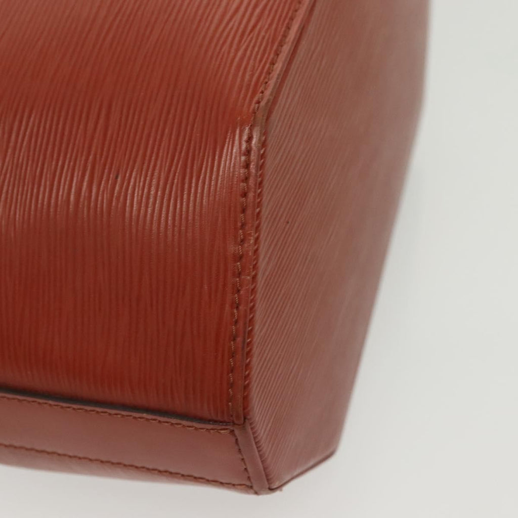 Louis Vuitton Vintage Sac D'epaule Handbag Epi Leather Brown Leather Bag (Pre-Owned)