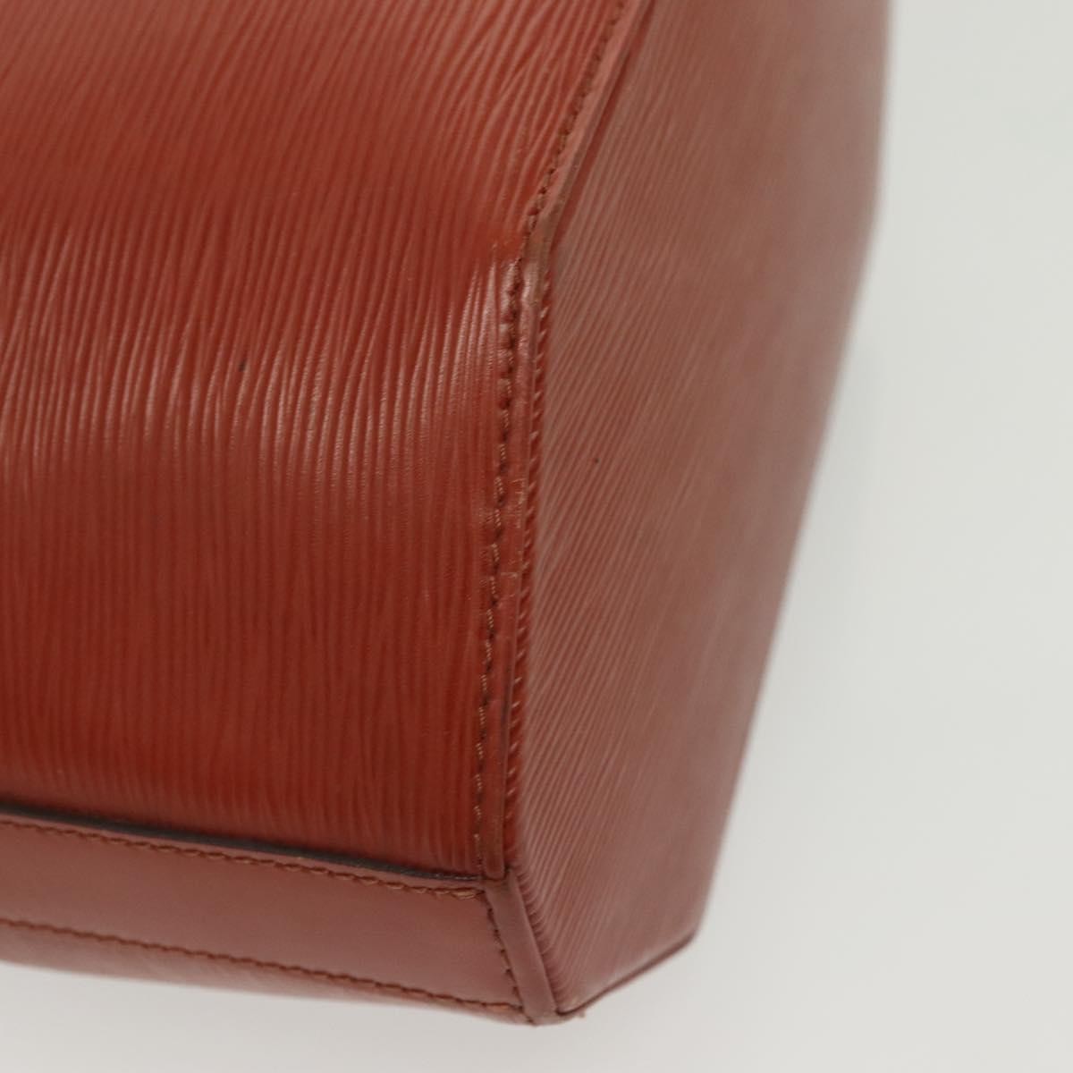 Louis Vuitton Vintage Sac D'epaule Handbag Epi Leather Brown Leather Bag (Pre-Owned)