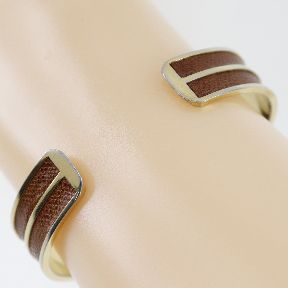 Louis Vuitton Anagram Bangle Gold Plated Gold Gold_Plated Bracelet Jewelry (Pre-Owned)