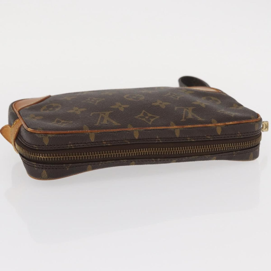 Louis Vuitton Marly Dragonne Clutch Monogram Canvas Brown Canvas Clutche & Pouche Bag (Pre-Owned)