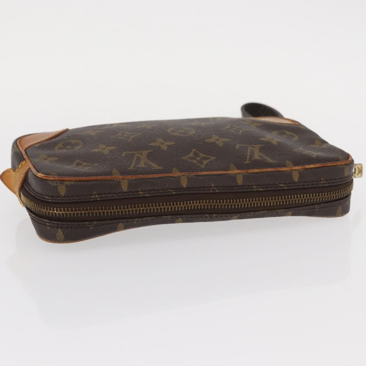 Louis Vuitton Marly Dragonne Clutch Monogram Canvas Brown Canvas Clutche & Pouche Bag (Pre-Owned)