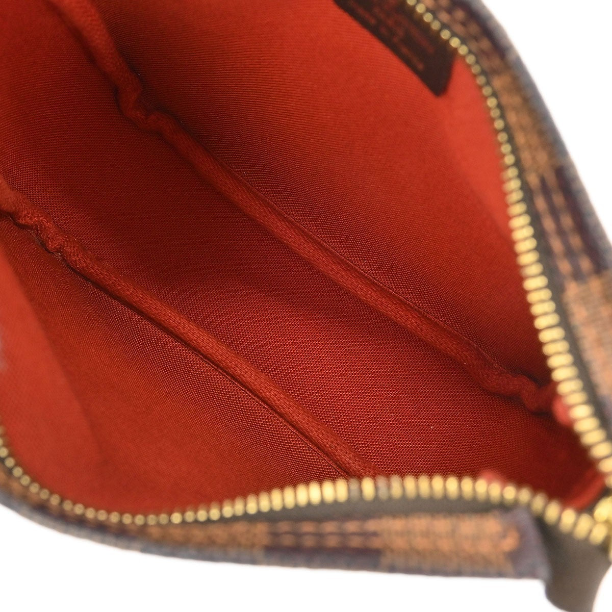 Louis Vuitton Trousse Make Up Bag Damier Canvas Brown Canvas Clutche & Pouche Bag (Pre-Owned)