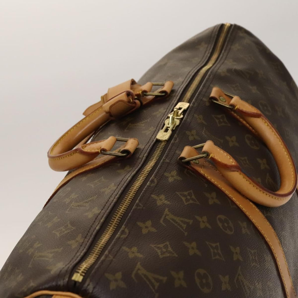 Louis Vuitton Keepall Bag Monogram Canvas Brown Canvas Travel Bag Bag (Pre-Owned)