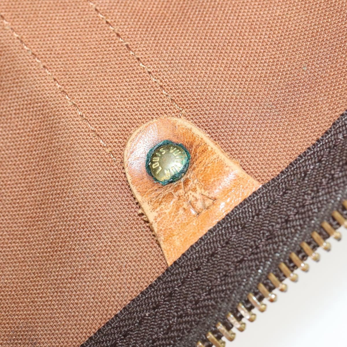 Louis Vuitton Keepall Bag Monogram Canvas Brown Canvas Travel Bag Bag (Pre-Owned)