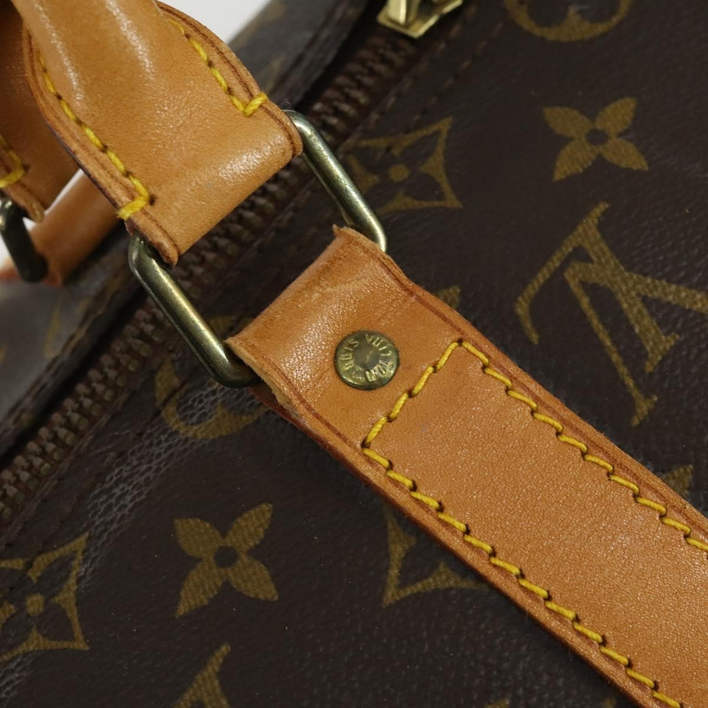 Louis Vuitton Keepall Bag Monogram Canvas Brown Canvas Travel Bag Bag (Pre-Owned)