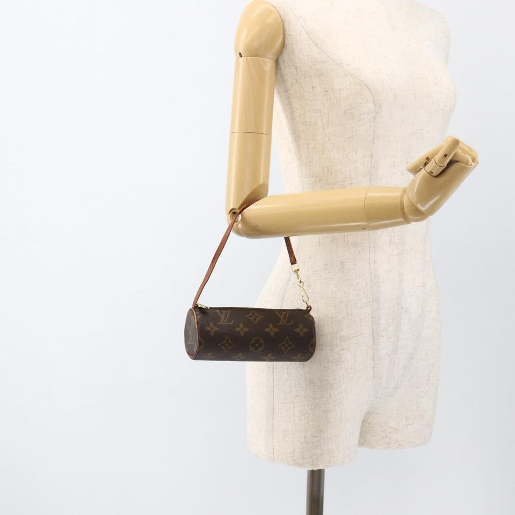 Louis Vuitton Papillon Pochette Monogram Canvas Brown Canvas Clutche & Pouche Bag (Pre-Owned)