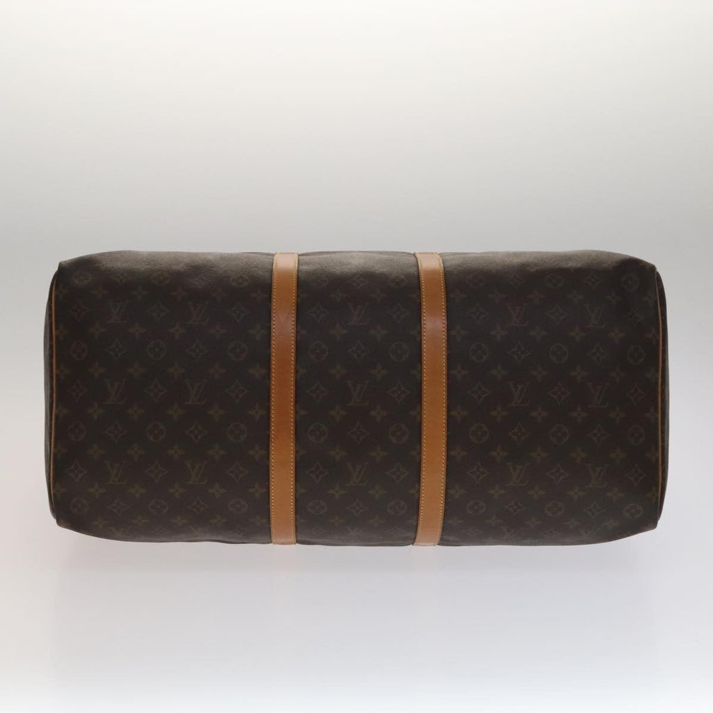 Louis Vuitton Keepall Bag Monogram Canvas Brown Canvas Travel Bag Bag (Pre-Owned)