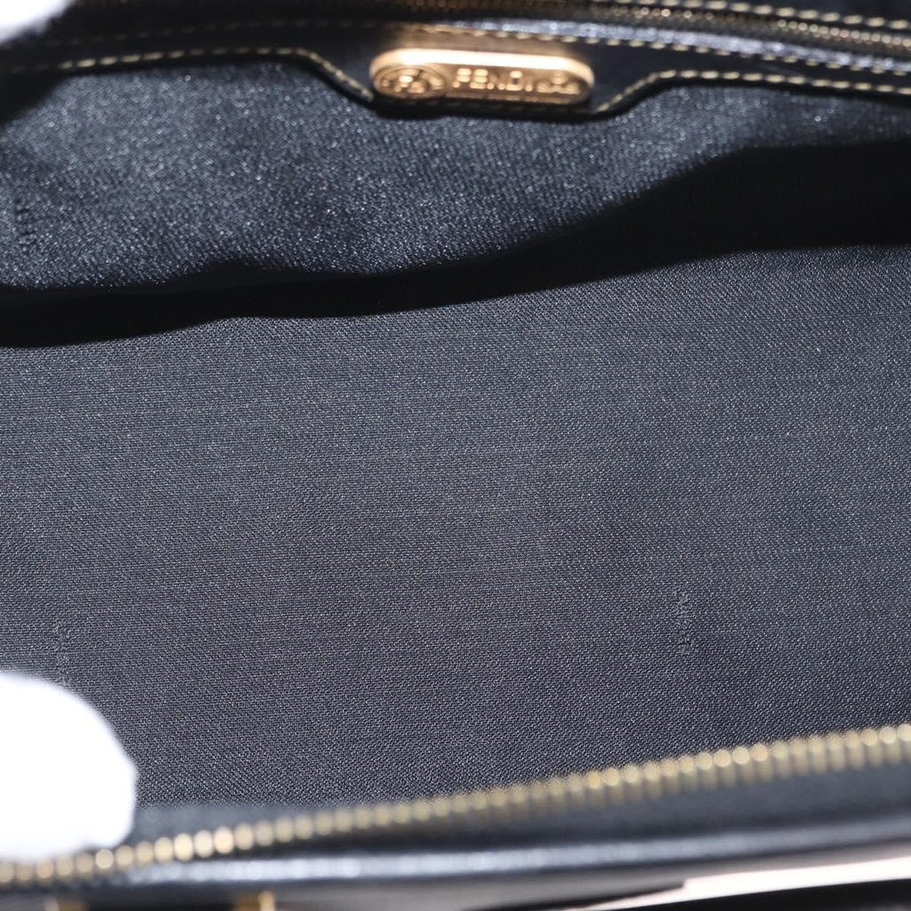 Fendi Vintage Pequin Convertible Boston Bag Coated Canvas Brown Canvas Travel Bag Bag (Pre-Owned)