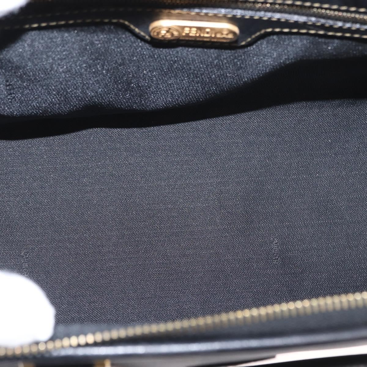 Fendi Vintage Pequin Convertible Boston Bag Coated Canvas Brown Canvas Travel Bag Bag (Pre-Owned)