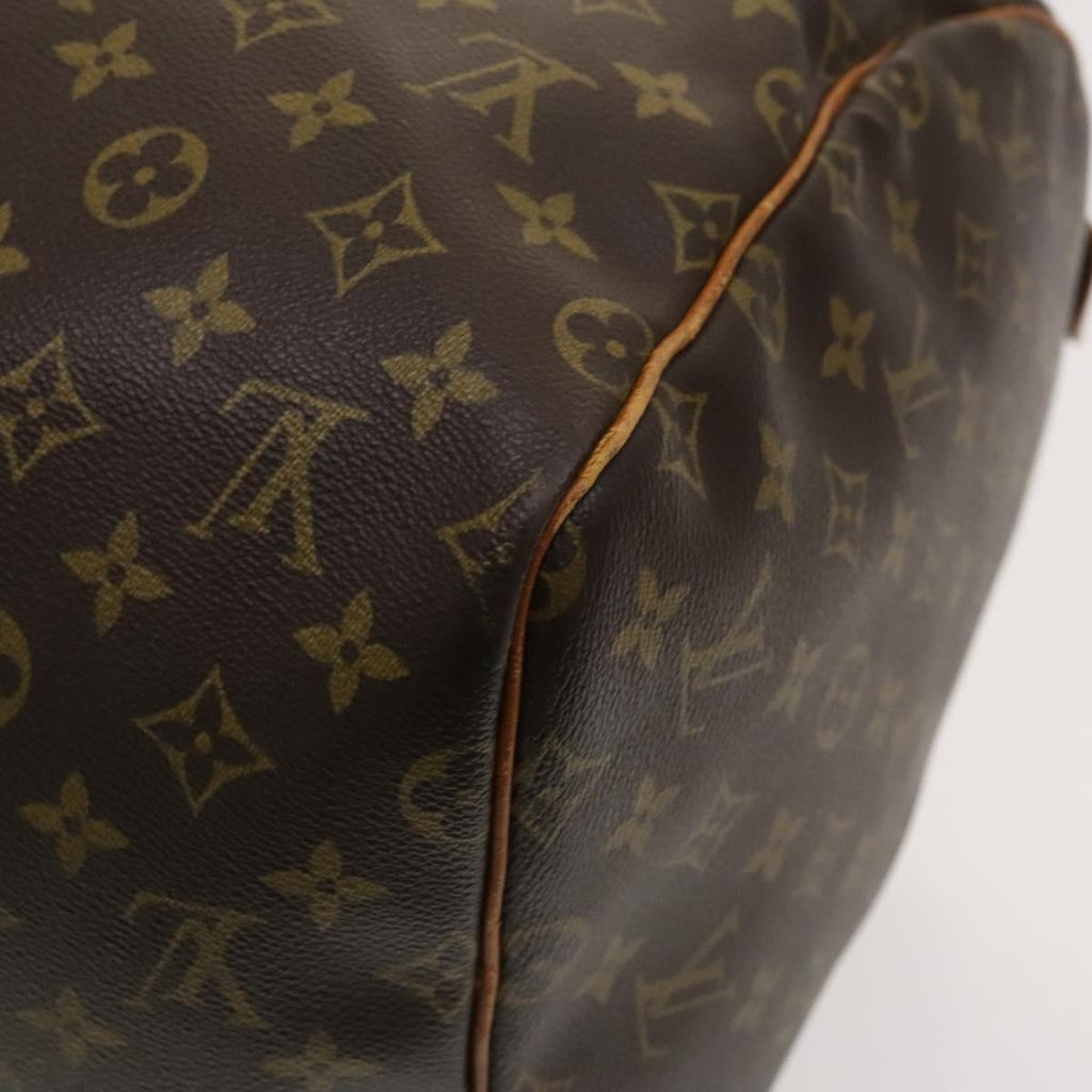 Louis Vuitton Keepall Bag Monogram Canvas Brown Canvas Travel Bag Bag (Pre-Owned)