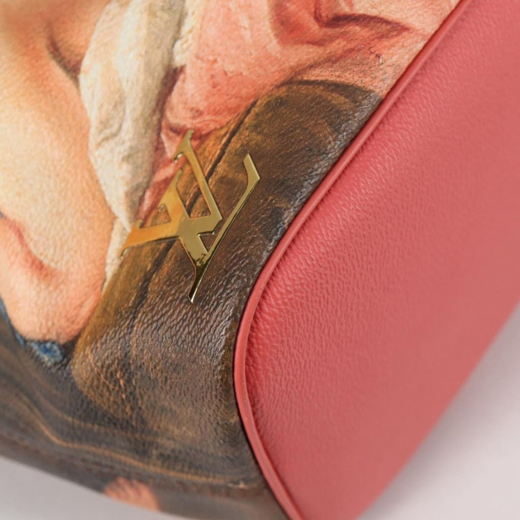 Louis Vuitton Neverfull Nm Tote Limited Edition Jeff Koons Boucher Print Canvas Multicolour Canvas Tote Bag Bag (Pre-Owned)