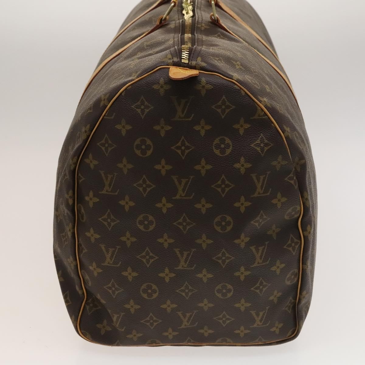 Louis Vuitton Keepall Bag Monogram Canvas Brown Canvas Travel Bag Bag (Pre-Owned)