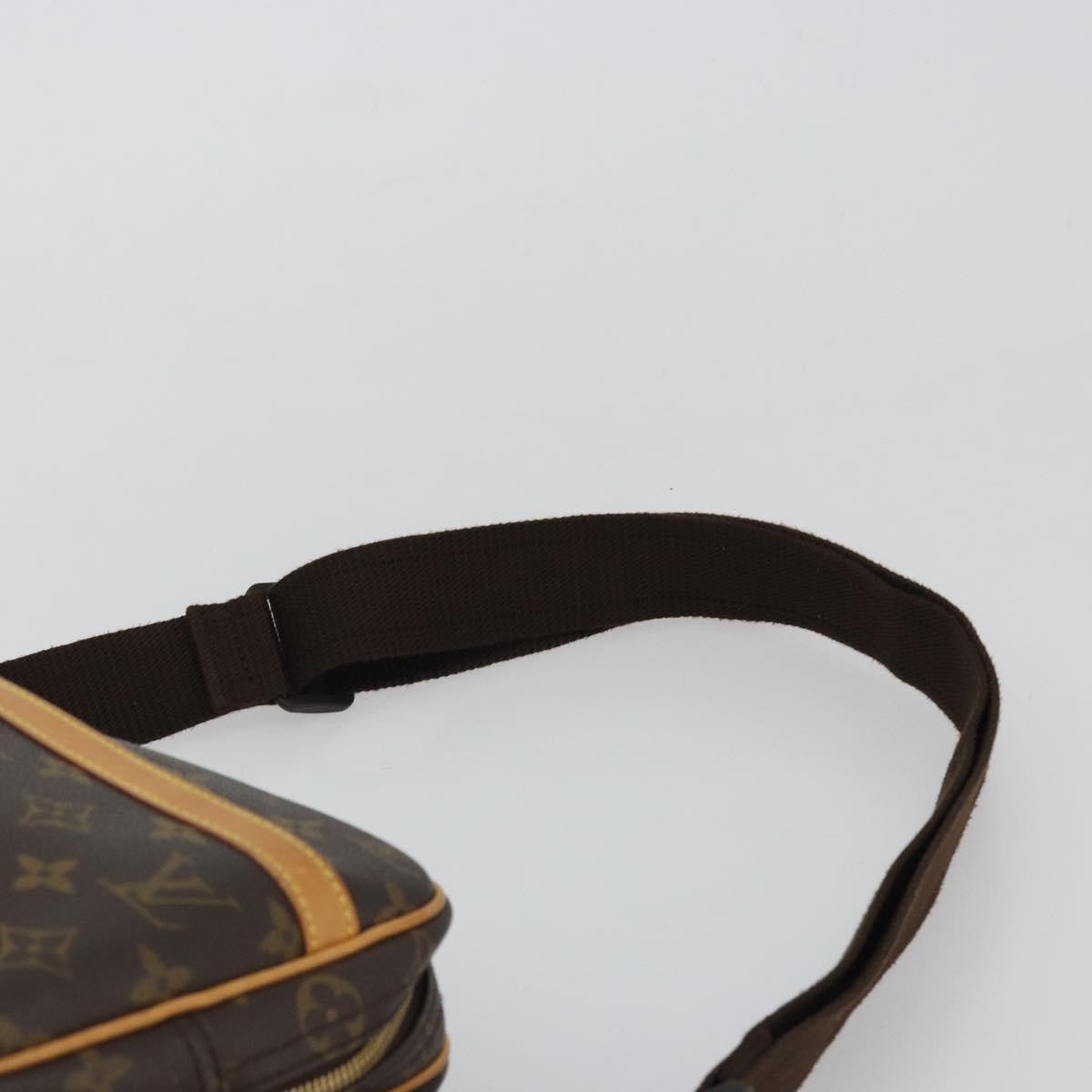 Louis Vuitton Reporter Bag Monogram Canvas Brown Canvas Shoulder Bag Bag (Pre-Owned)