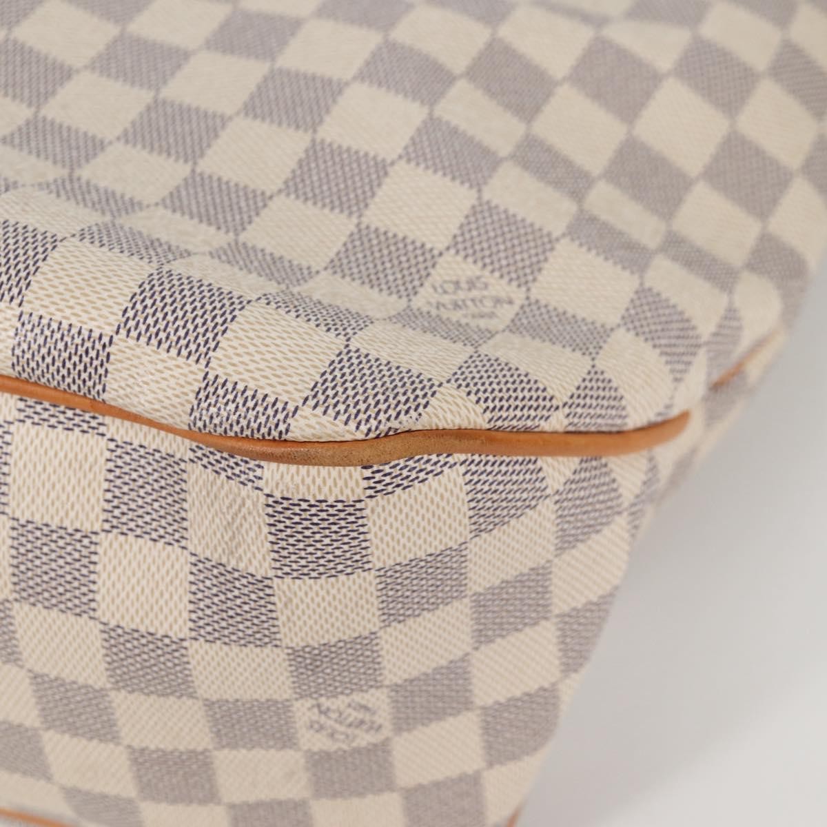 Louis Vuitton Delightful Nm Handbag Damier White Canvas Bag (Pre-Owned)
