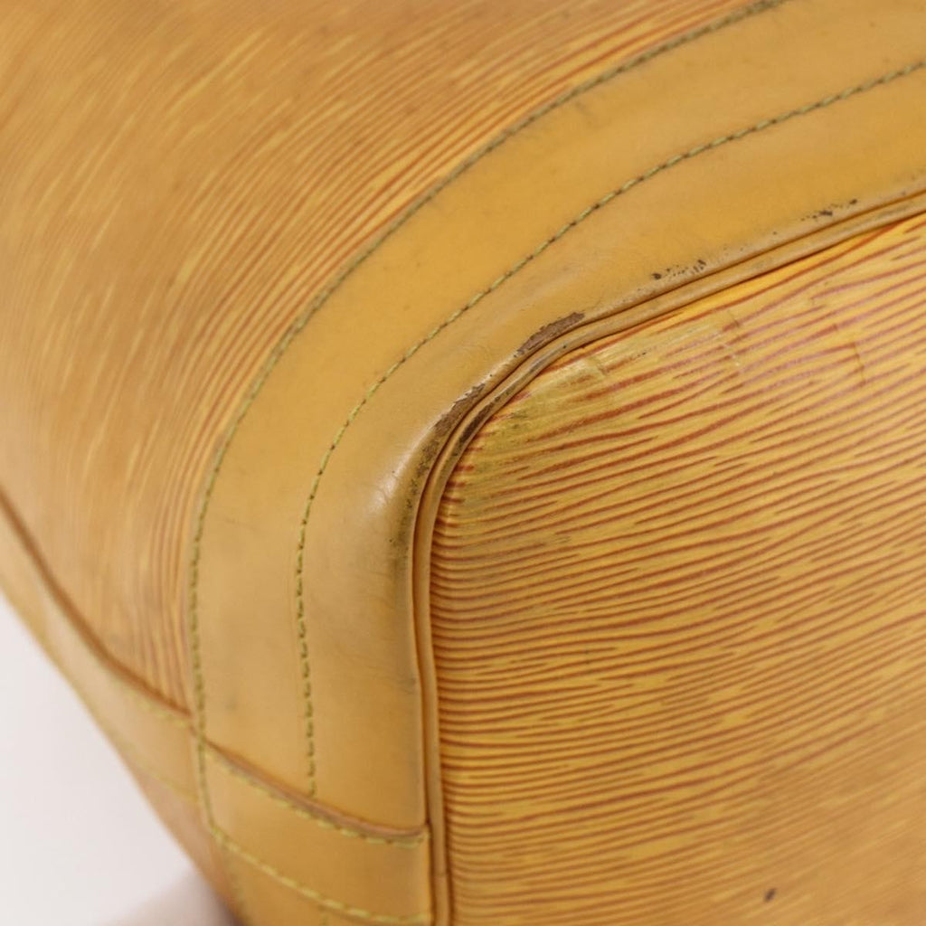 Louis Vuitton Petit Noe Nm Handbag Epi Leather Yellow Leather Shoulder Bag Bag (Pre-Owned)