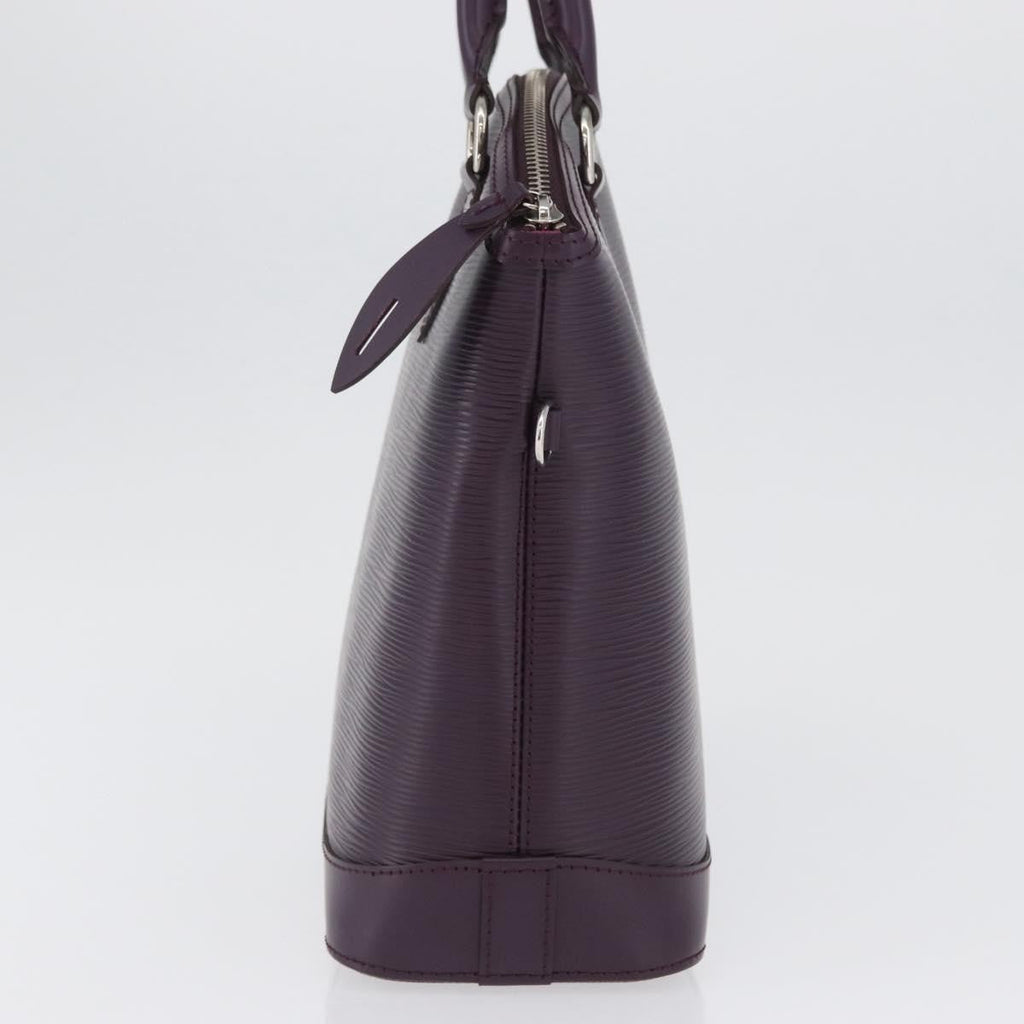 Louis Vuitton Lockit Handbag Epi Leather Purple Leather Handbag (Pre-Owned)