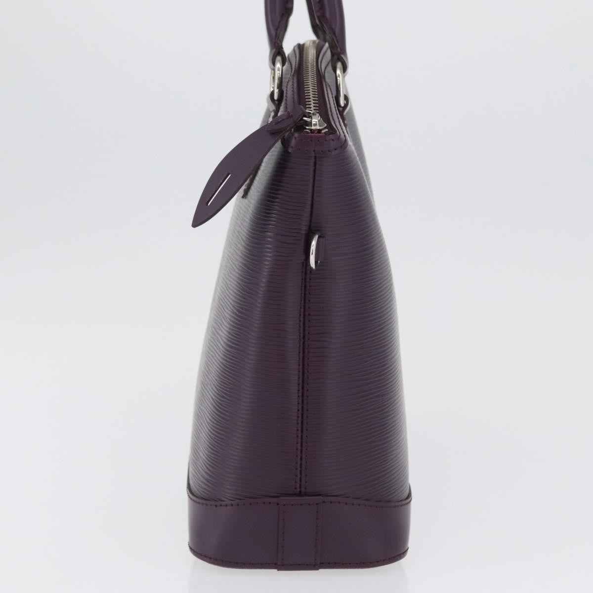 Louis Vuitton Lockit Handbag Epi Leather Purple Leather Handbag (Pre-Owned)