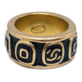 Chanel Logo Ring Gold-Plated Gold Gold_Plated Ring Jewelry (Pre-Owned)