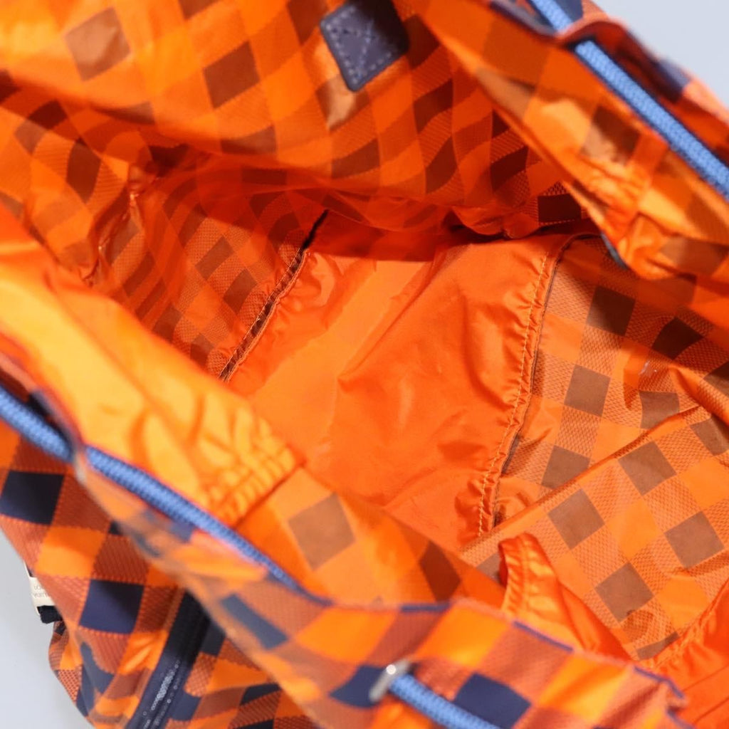 Louis Vuitton Aventure Backpack Damier Nylon Orange Nylon Backpack Bag (Pre-Owned)