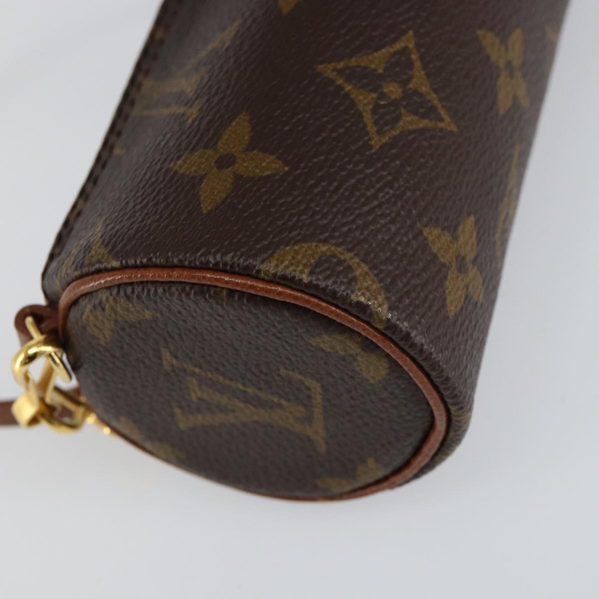 Louis Vuitton Papillon Pochette Monogram Canvas Brown Canvas Clutche & Pouche Bag (Pre-Owned)