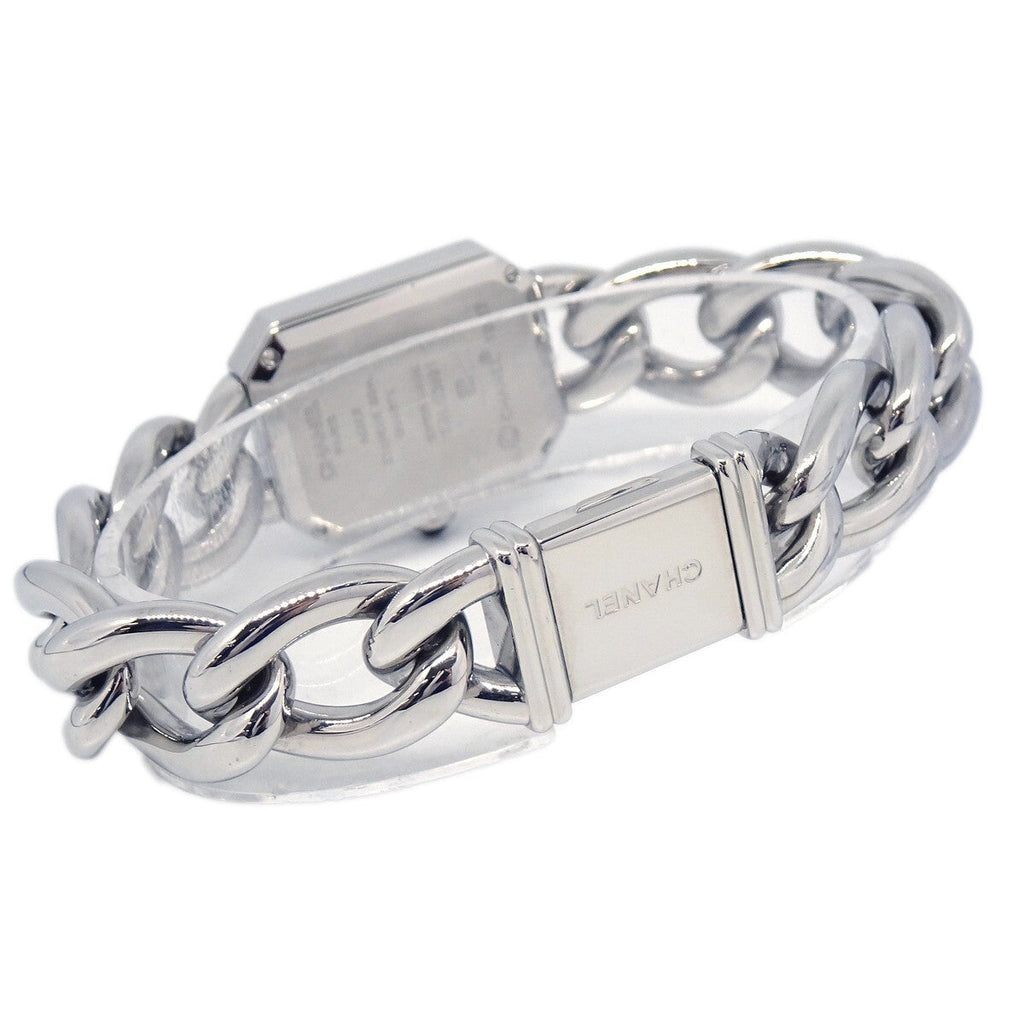 Chanel Premiere Chain Quartz Watch Stainless Steel With Diamond  Bezel Watch (Pre-Owned)