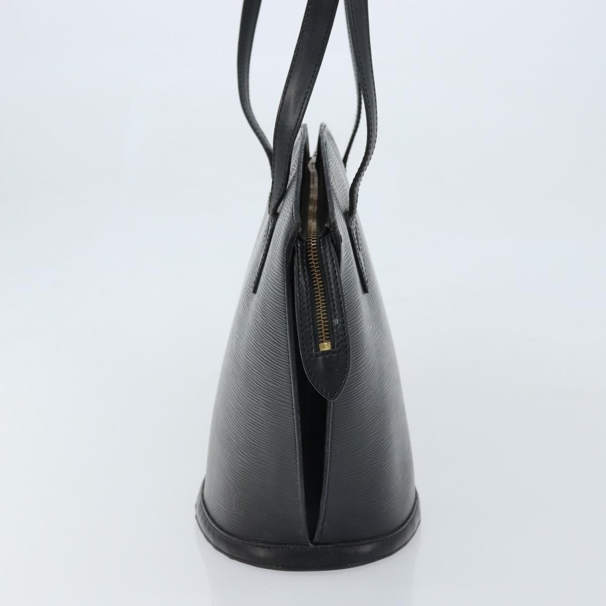 Louis Vuitton Saint Jacques Handbag Epi Leather Black Leather Shoulder Bag Bag (Pre-Owned)