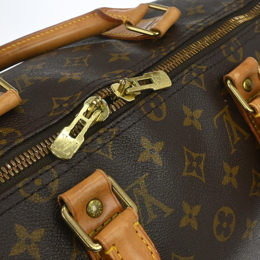 Louis Vuitton Keepall Bag Monogram Canvas Brown Canvas Travel Bag Bag (Pre-Owned)