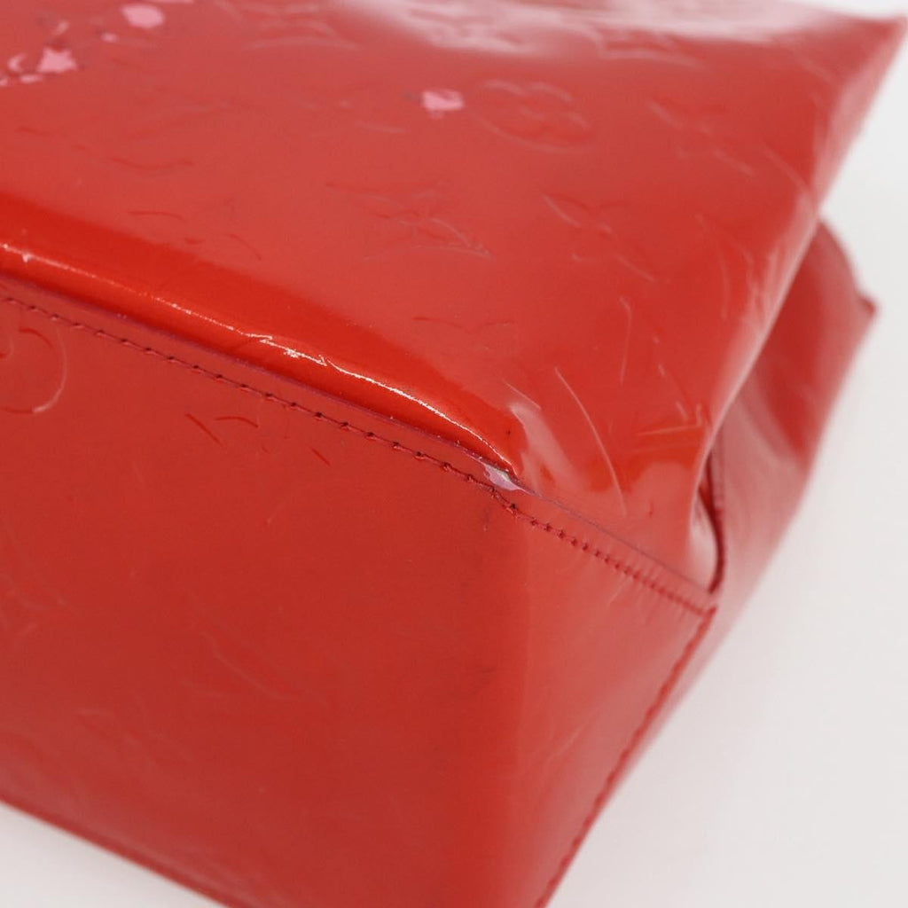 Louis Vuitton Reade Handbag Monogram Vernis Red Patent_Leather Handbag (Pre-Owned)